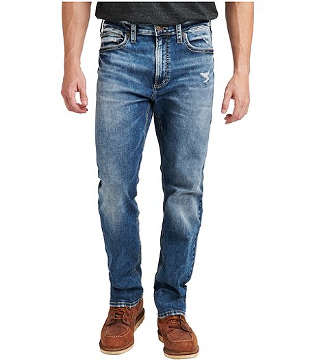 Men's Grayson Easy Fit Straight Leg Stretch Denim Jeans - Dark Indigo Wash - ONLINE ONLY