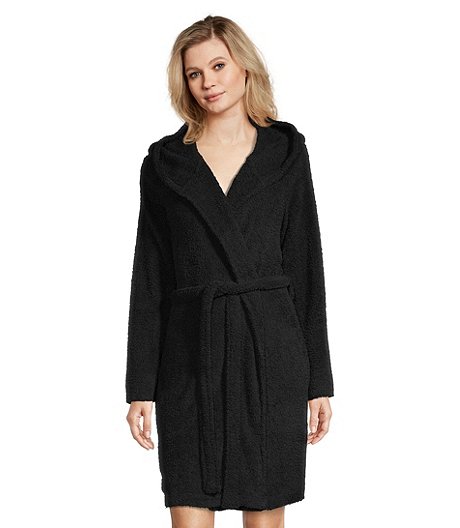 Women's Cozy Plush Wrap Robe
