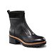Women's Autumn Front Zip Boots - Black