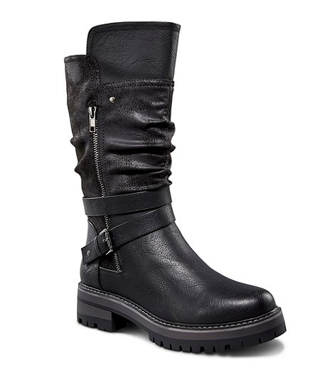 Women's Ava Slouch Tall Boots - Black