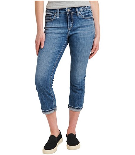 Women's Elyse Mid Rise Curvy Fit Capri Jeans - ONLINE ONLY