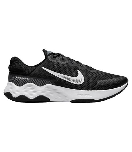 Men's Renew Ride 3 Soft Ride Running Shoes - Black/White