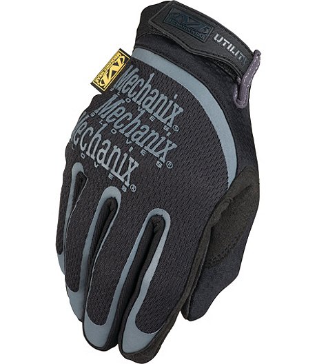 Unisex 1 Pair Trekdry Utility Gloves - Black