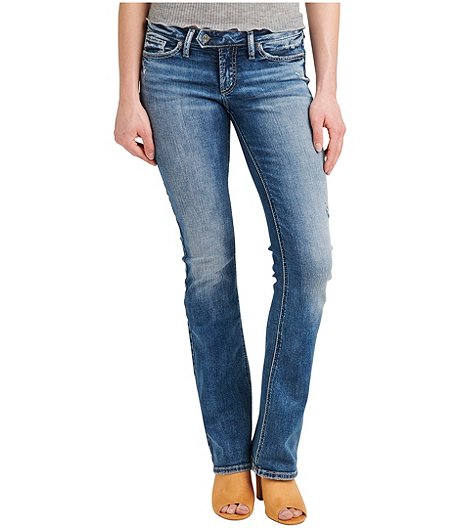 Women's Tuesday Low Rise Curvy Fit Slim Bootcut Jeans - ONLINE ONLY