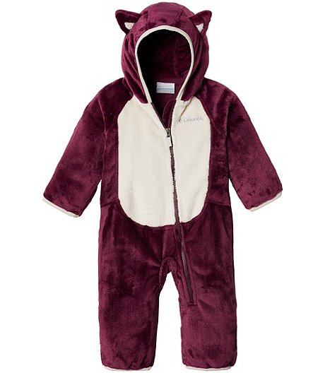 Baby Girls' 0-24 Months Foxy Sherpa Suit Hooded Bunting Bag