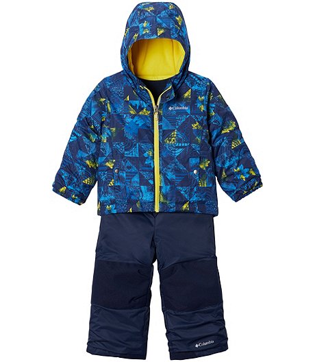 Toddler Boys' 2-4 Years Waterproof Frosty Slope Insulated Jacket and Bib Set