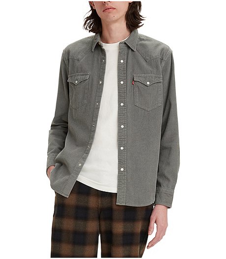 Chemise western pour hommes, coupe standard
