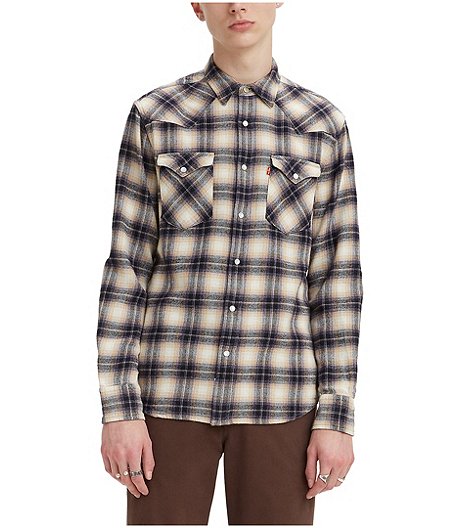Men's Western Classic Fit Cotton Twill Shirt