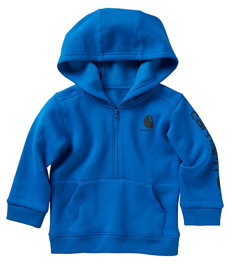 Boys' 2-4 Years Half Zip Graphic Hoodie Sweatshirt