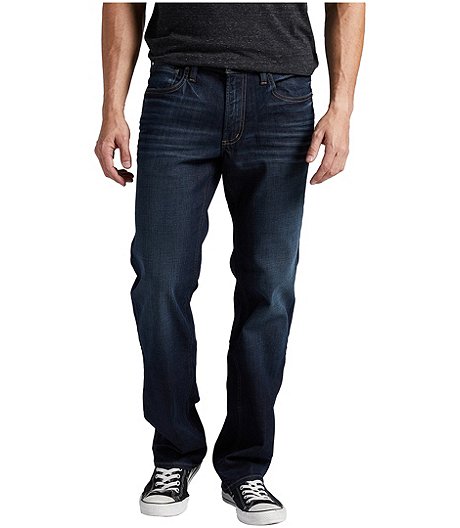 Men's Allan Mid Rise Slim Straight Fit Stretch Denim Jeans | L'Équipeur