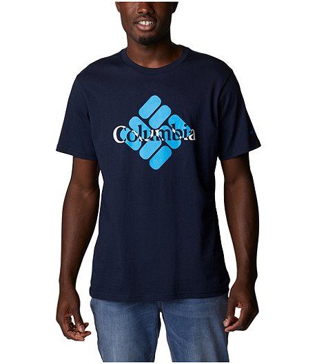 T-shirt graphique de saison avec logo et à manches courtes pour hommes