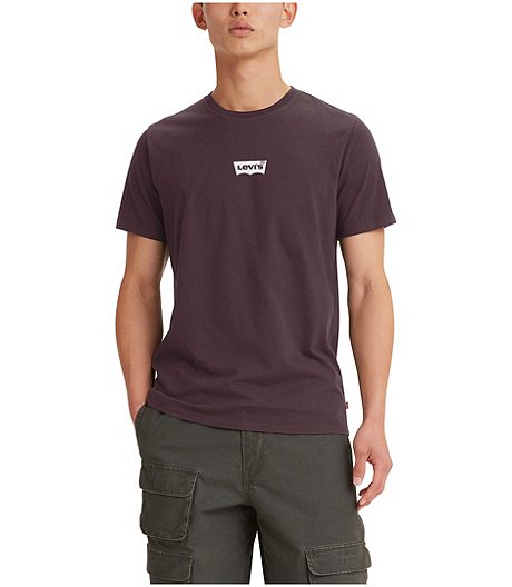 Men's Northern Lights Graphic Crewneck Cotton T Shirt