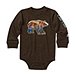 Baby Boys' 0-24 Months Bear Graphic Long Sleeve Bodysuit