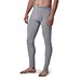 Men's Unlined Combed Cotton Base Layer Thermal Knit Pants - Tall - Grey