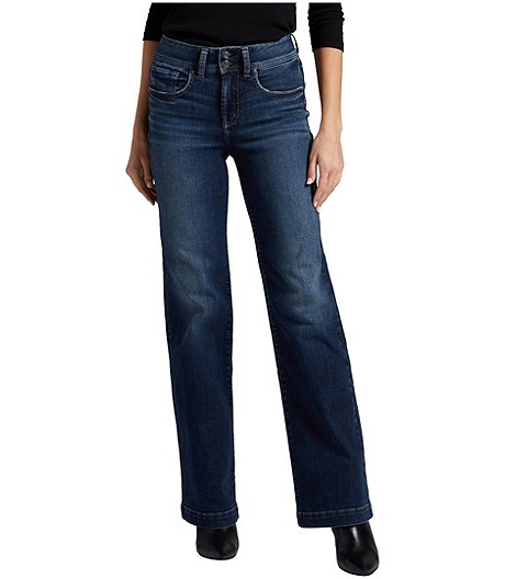 Women's Avery Curvy High Rise Trouser Leg Jeans