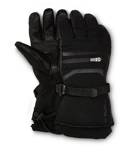 Men's Waterproof Goatskin Leather T-Max Insulation Palm Gloves