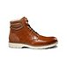 Men's Cord Collar Lace-Up Boots - Brown