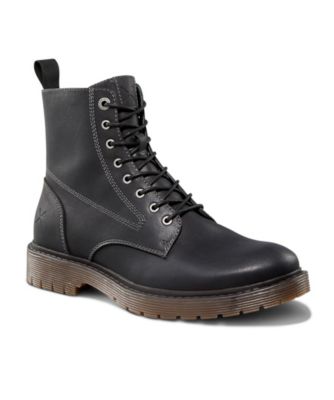 mens black lace up boots