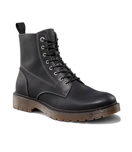 Men's Classic 8-Eye Lace-up Boots - Black