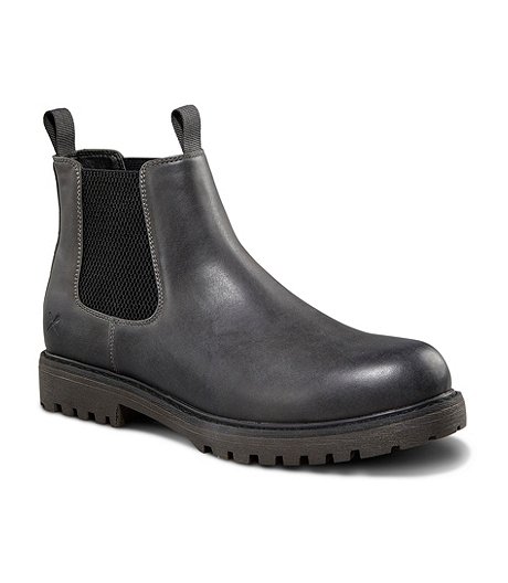 Men's Bathurst Pull On Chelsea Boots - Dark Grey