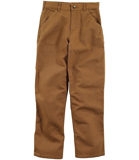 Boys' 7-16 Years Canvas Loose Fit Utility Pants