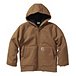Boys' 7-16 Years Canvas Insulated Hooded Jacket