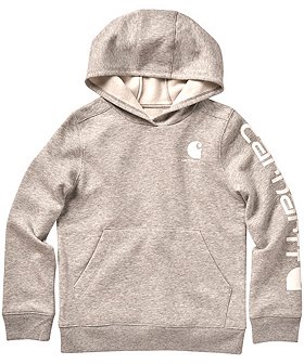 Carhartt Youth 7-16 Years Long Sleeve Graphic Hoodie Sweatshirt
