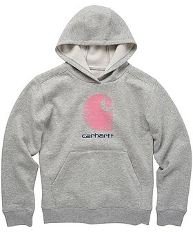 Carhartt Girls' 7-16 Years Promo Logo Fleece Hoodie Sweatshirt