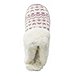 Pantoufles tricotées avec fausse fourrure et mousse viscoélastique pour femmes