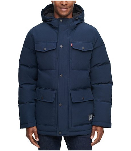 Men's 4 Pocket Arctic Cloth Parka Jacket