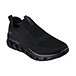 Men's Glide-Step Flex Memory Foam Pull-On Shoes - Black
