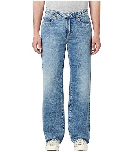 Men's Matt Loose Fit Light Wash Jeans - Online Only