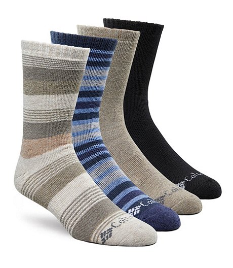 Men's 4 Pack Wool Blend Thermal Boot Socks
