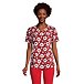 Women's V Neck Printed Scrub Top with Pleated Shoulders - Hot Chocolate