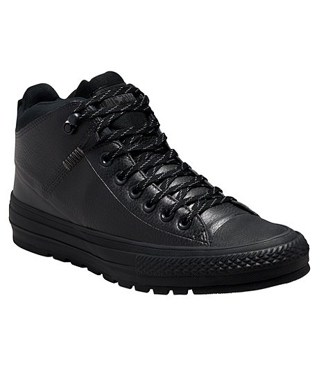Agnes Gray Darling lung Men's Chuck Taylor All Star Street Lugged Water Repellant Sneaker Boots -  Black | L'Équipeur