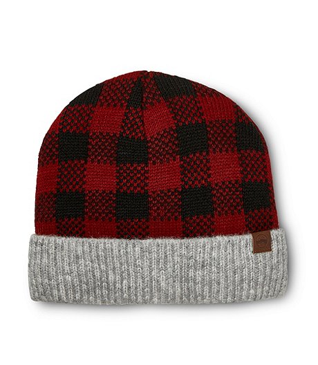 Men's Heritage Buffalo Check Cuff Knitted Toque