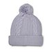 Women's Cable Knit Pile Lined Cuffed Toque