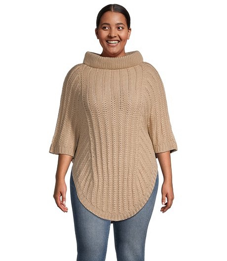 Women's Knitted Poncho