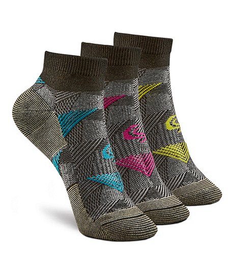 Women's 3 Pack Moisture Guard Extreme Athletic Low-Cut Socks