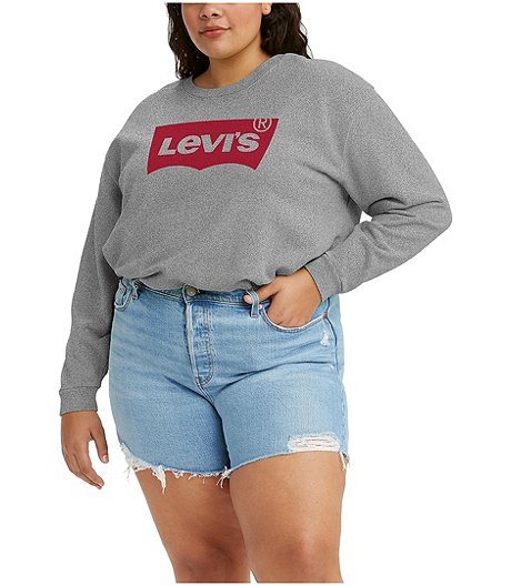 Women's Graphic Standard Crewneck Sweatshirt - Plus Size