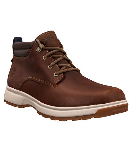 Men's Atwells Ave Lightweight Waterproof Leather Chukka Boots - Rust