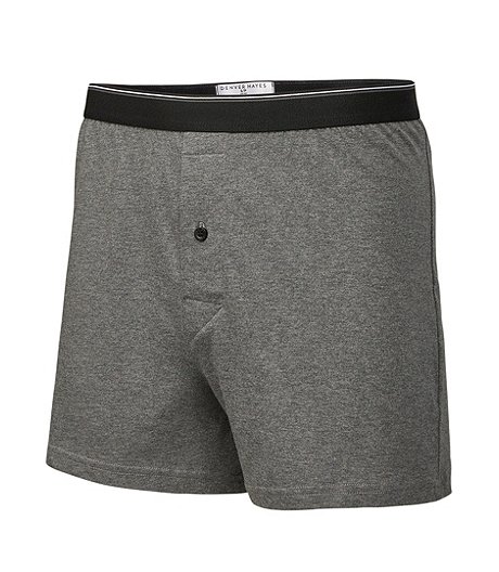 Men's 2 Pack Loose Fit Cotton Boxers Underwear