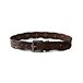 Women's Worn Edge Perforated Leather Belt