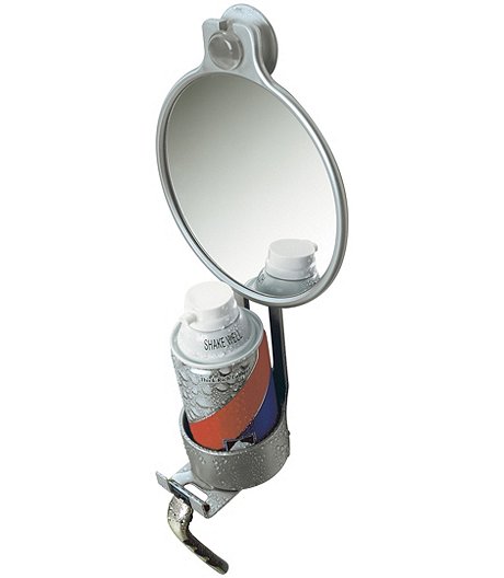 Men's Fog Free Shower Mirror with Holder