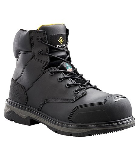 Men's 6 Inch Patton Aluminum Toe Composite Plate Work Boots - Online Only