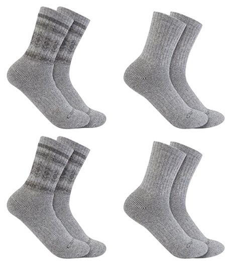 Mi-chaussettes épaisses en mélange de laine pour femmes, paquet de 4 paires