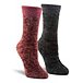 Women's 2 Pack Velvet Socks with Feather Fur Cuff