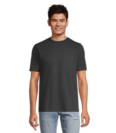 T-shirt à manches courtes 50 lavages avec poche pour hommes
