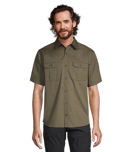 Men's Classic Fit Short Sleeve Utility Shirt
