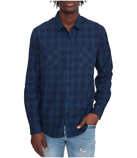 Men's Bobby Long Sleeve Plaid Shirt - Online Only